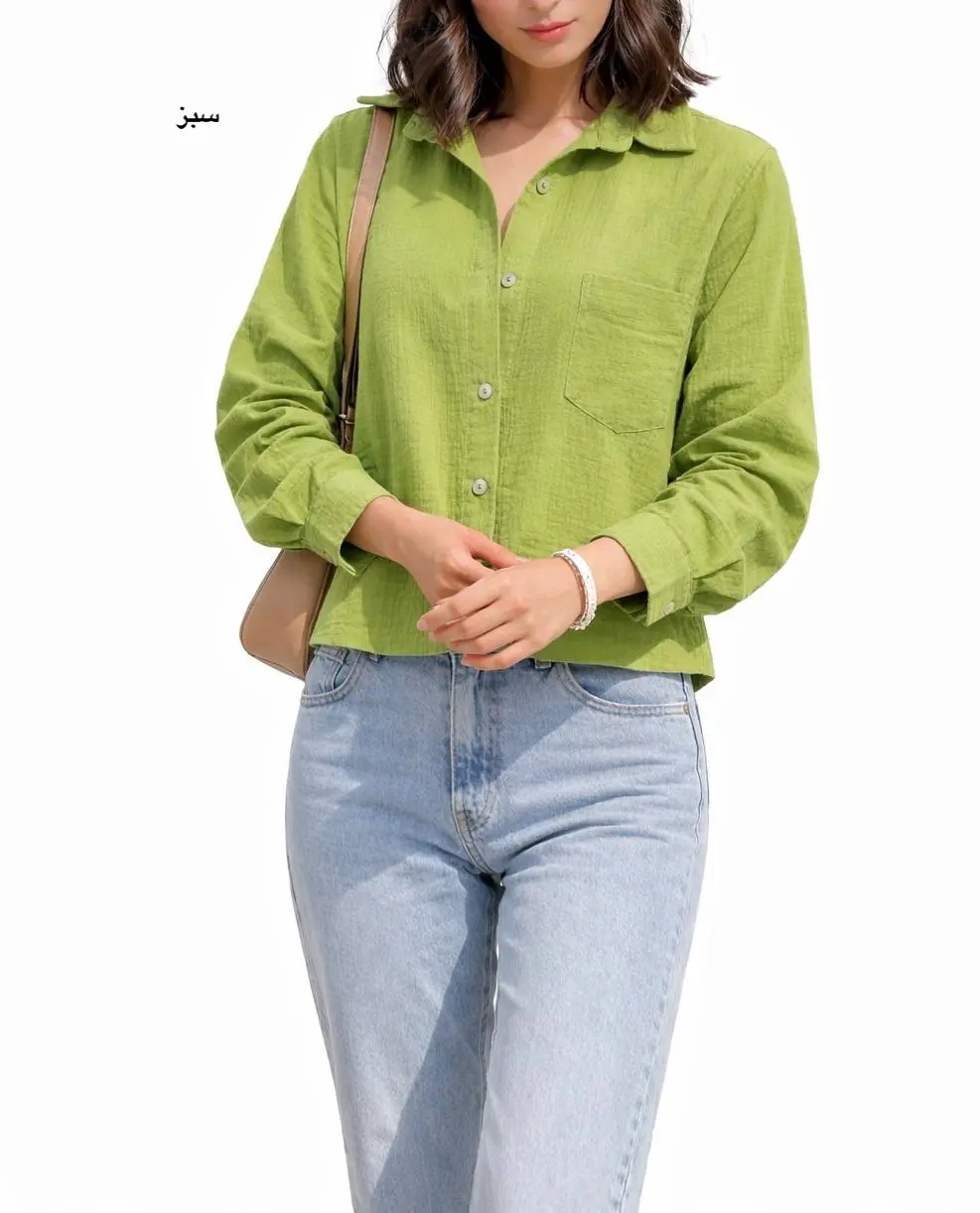 شومیز باکسی موسلین